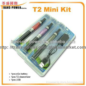 Hot selling e cigarette t2 atomizer wholesale china